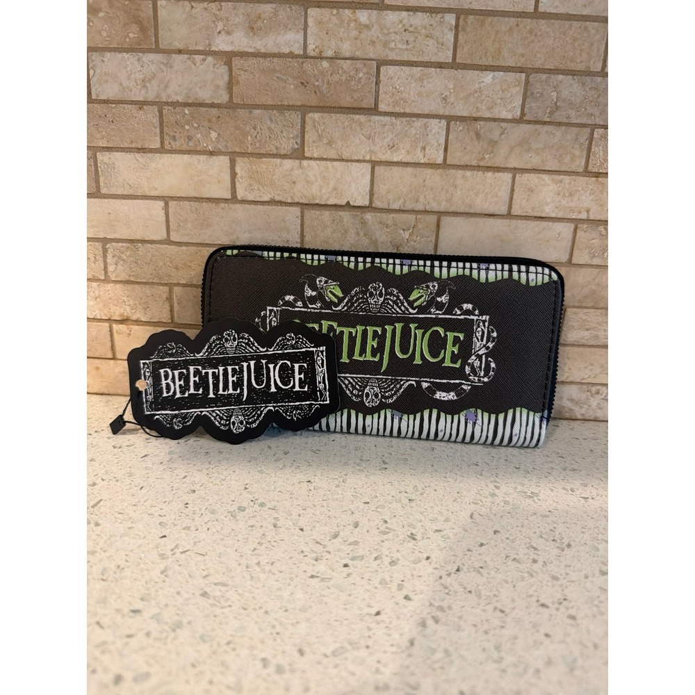 Beetlejuice | ROMWE 1pc Women Letter Skull Graphic Long Wallet new